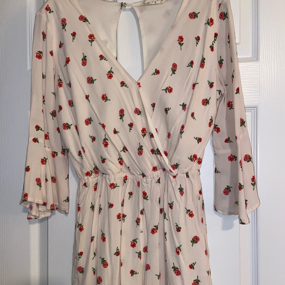 Molly Green Floral Romper
